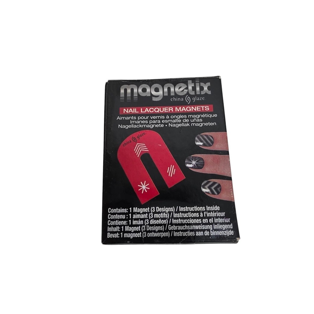 China Glaze Magnetix Nail Lacquer Magnet Red 3 Design Manicure Tool 606770